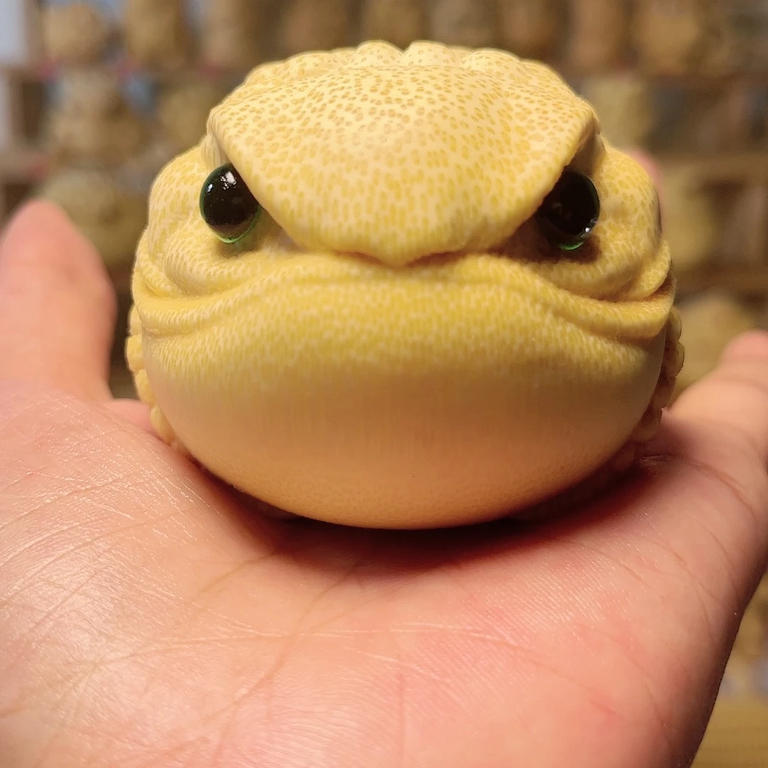 竹圆宝恶霸金蟾带配饰带油