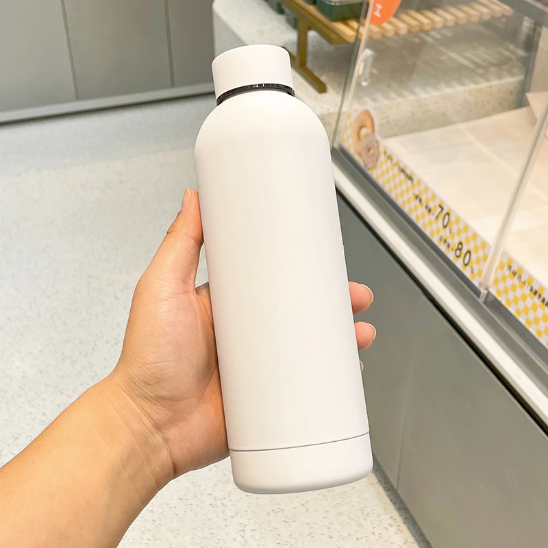 简约ins304不锈钢保温杯大容量学生新款便携小众保温杯保温水杯