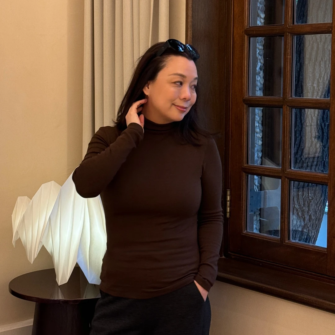 Ms.Qnn“小暖炉”纯色气质半高领新款弹力内搭羊绒衫 37T1718 Q姐