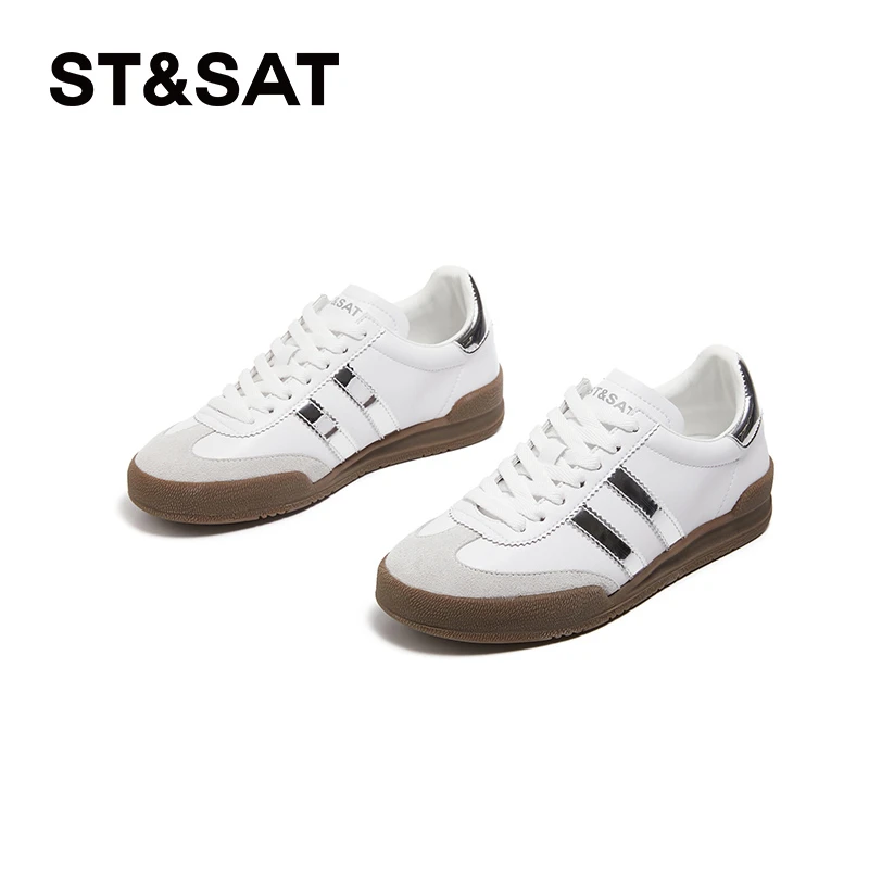 St&Sat/星期六低帮德训鞋女2024夏季新款复古休闲百搭运动板鞋子