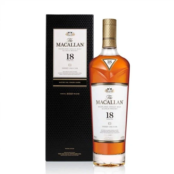麦卡伦18年单一麦芽威士忌 进口洋酒 700ml/瓶