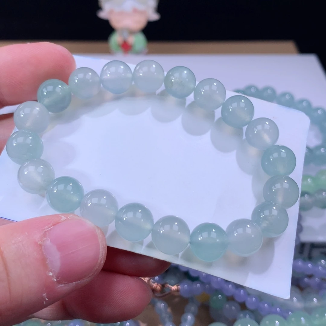 翡翠手链未镶嵌妮*翡翠