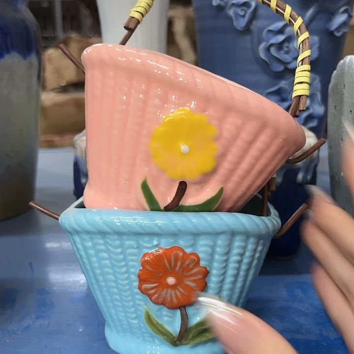 陶瓷20CM以下陶瓷花盆特价上新