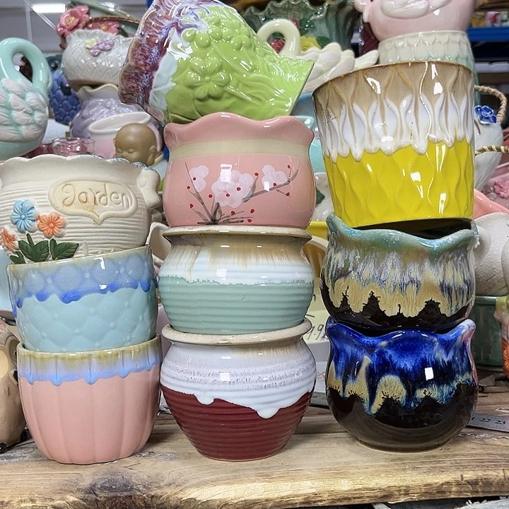 陶瓷20CM以下陶瓷花盆特价上新