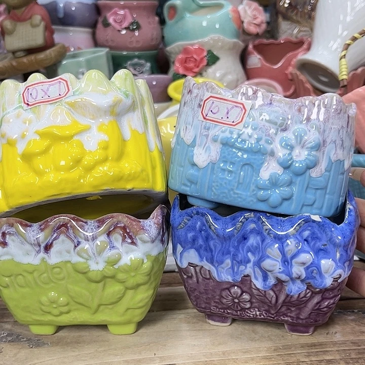 陶瓷20CM以下陶瓷花盆特价上新