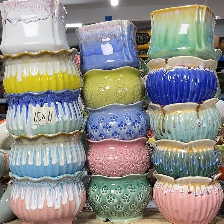 陶瓷20CM以下陶瓷花盆特价上新
