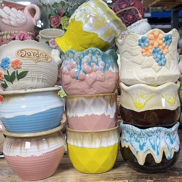 陶瓷20CM以下陶瓷花盆特价上新
