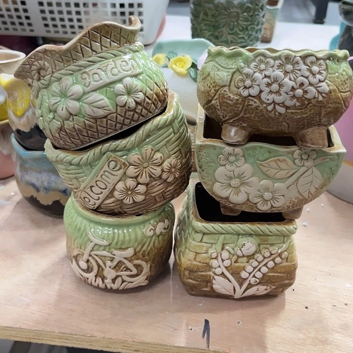 陶瓷20CM以下陶瓷花盆特价上新