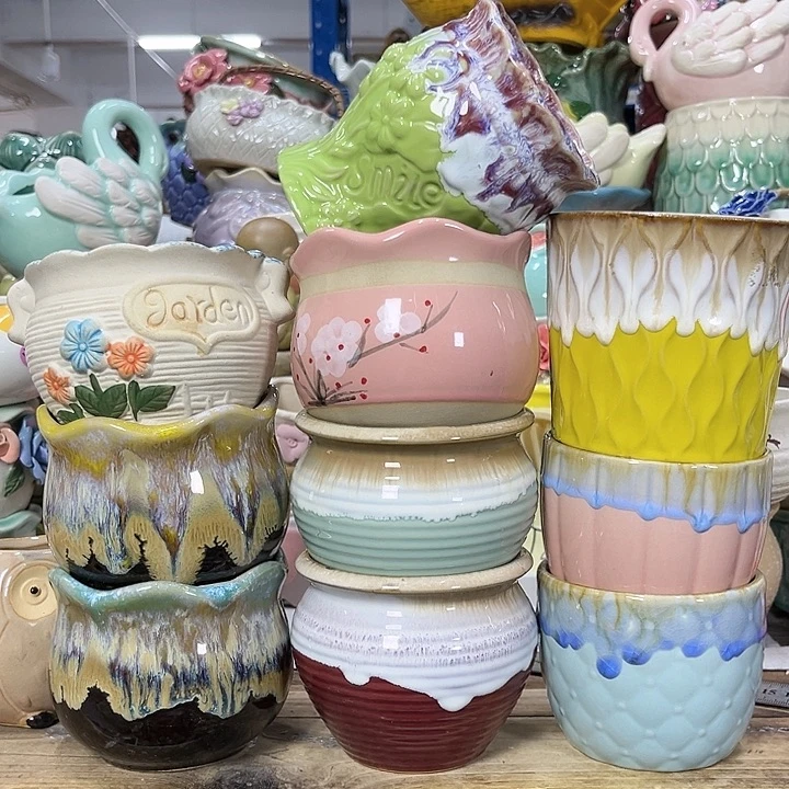 陶瓷20CM以下陶瓷花盆特价上新
