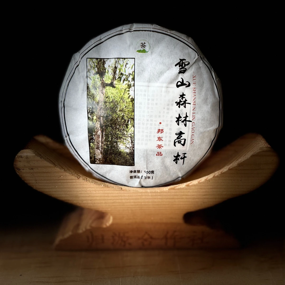 【村长2】181郑长英2023年【雪山森林高杆】春100克饼茶#181-17-1.5#