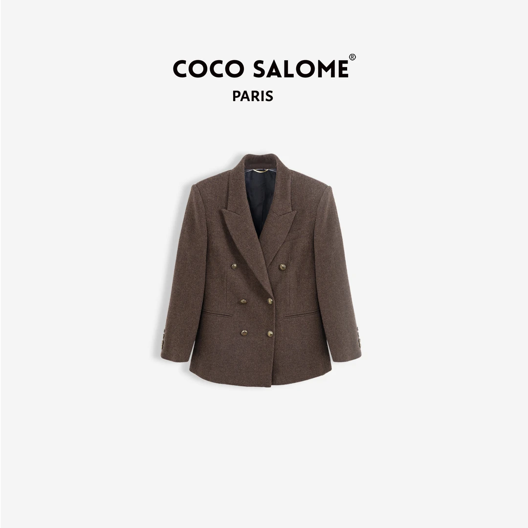 COCO SALOME⑥【终极梦想】秋冬季商务宽松潮流街头大衣西服外套6026