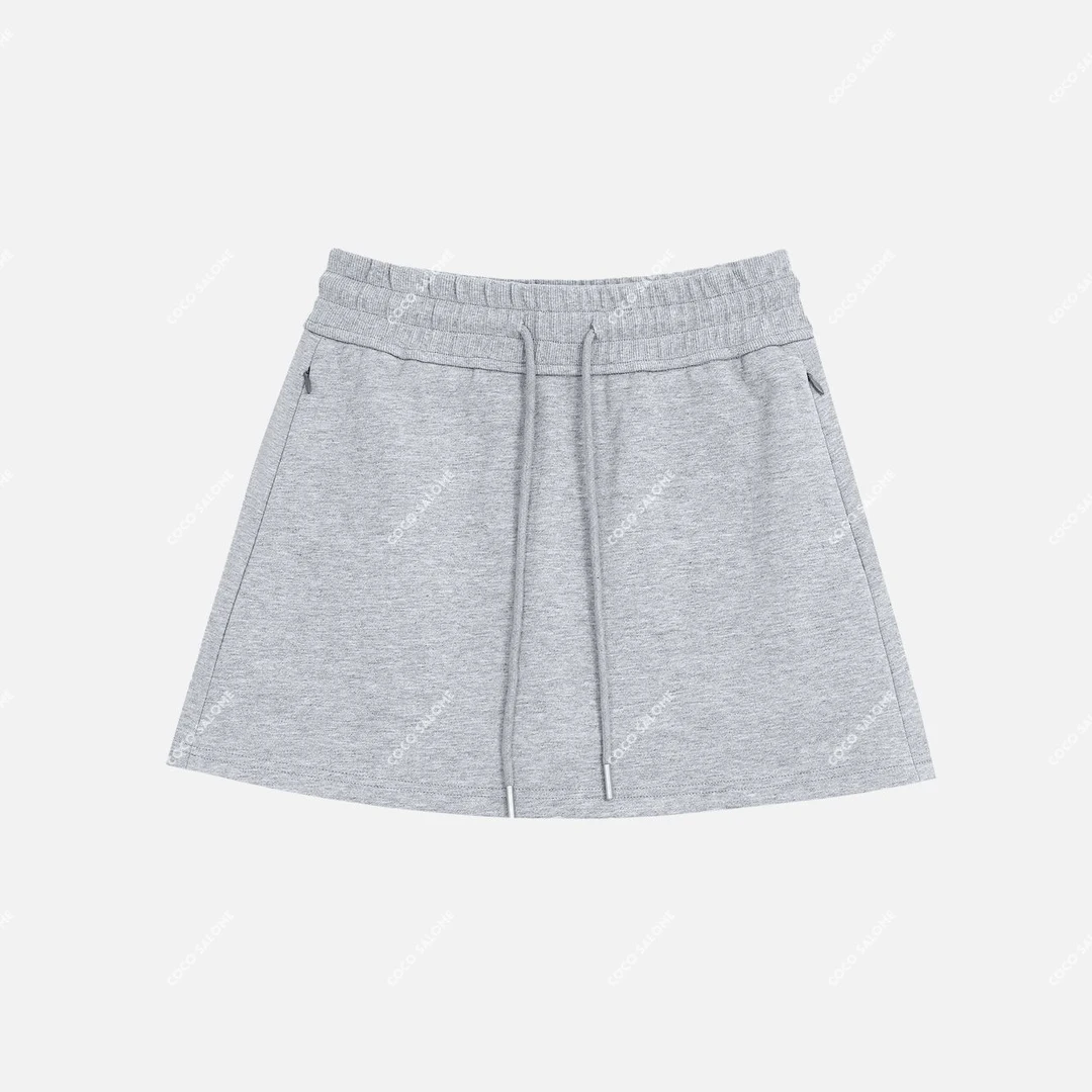 COCO SALOME⑥【俏皮女孩】秋冬新款微弹休闲显瘦内搭轻奢裙裤770Y