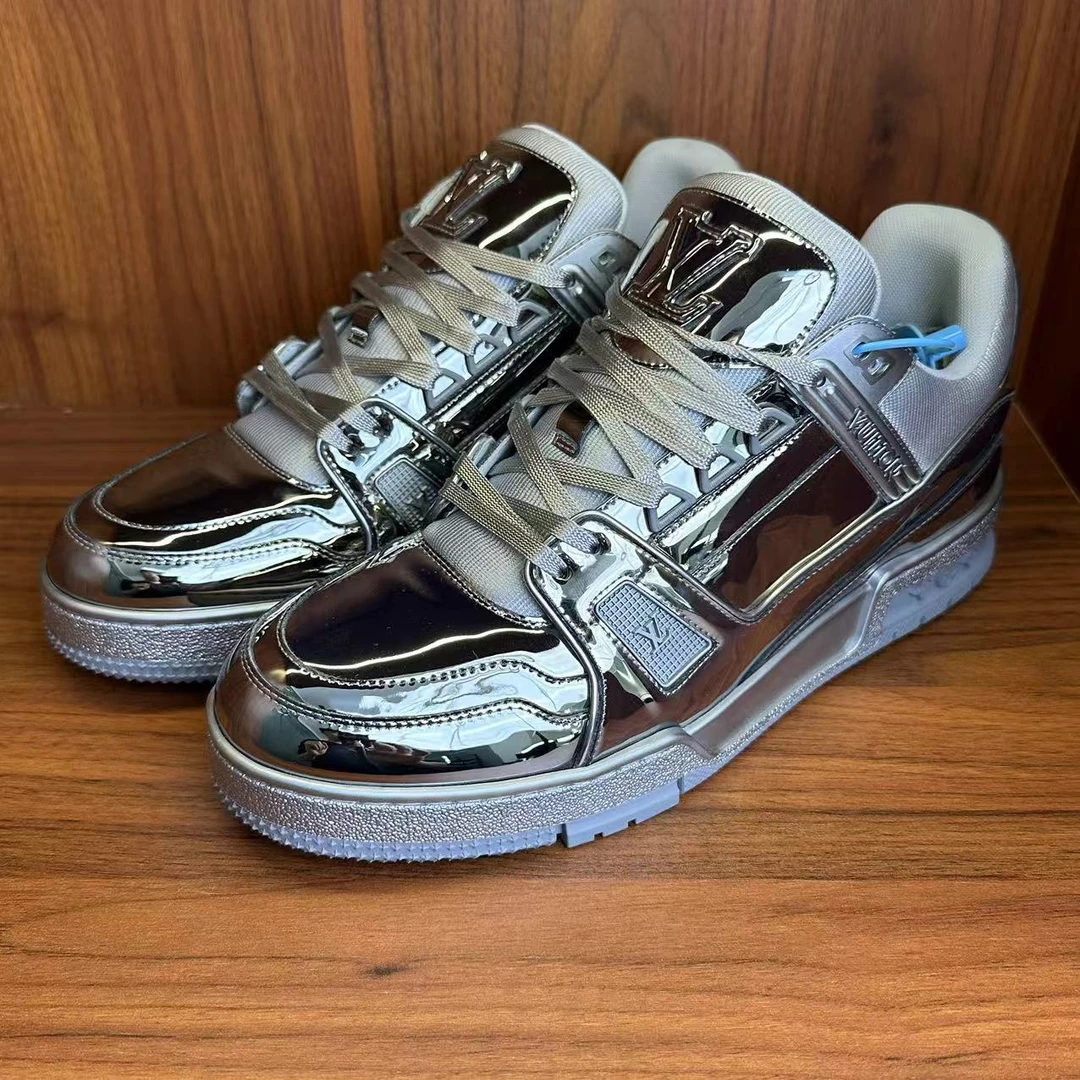 Louis Vuitton/路易威登经典镜面银Trainer/正品/折扣/海叔特惠