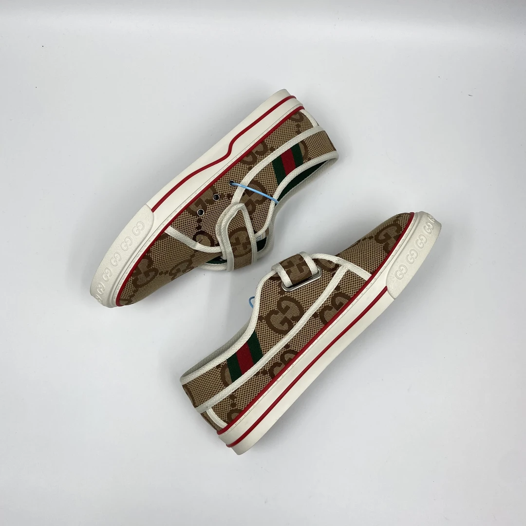 未使用【汇星福利】/GUCCI/古驰1977系列魔术贴休闲板鞋折扣/福利