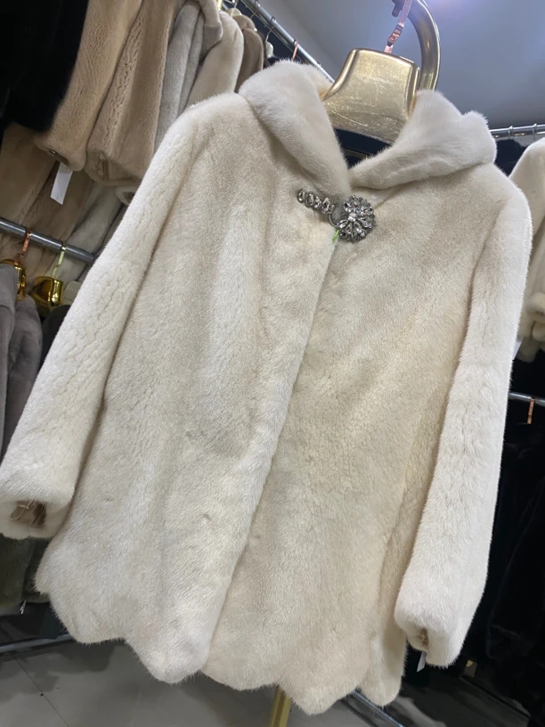 新款本白原皮原色小碗款式休闲淑女修身女士外套