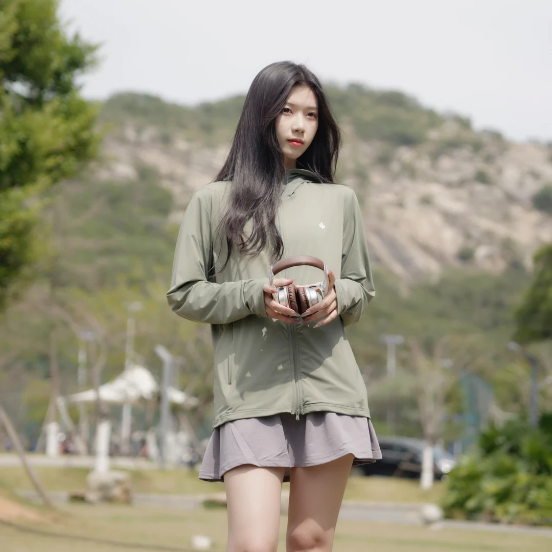 枫叶防晒衣男女透气防紫外线轻薄凉感防晒服薄荷曼波春夏穿搭