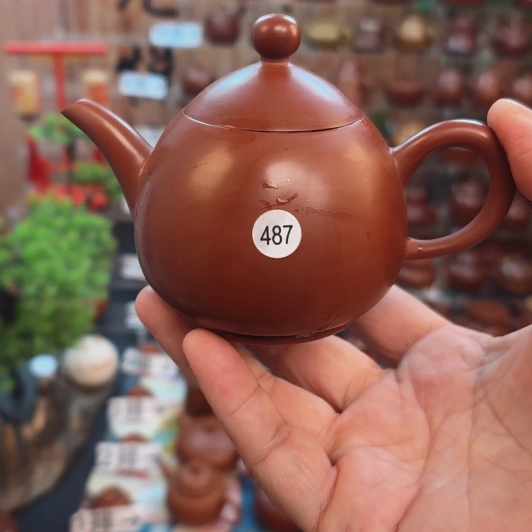 朱泥茶壶朱泥茶壶茶壶朱泥茶壶微瑕