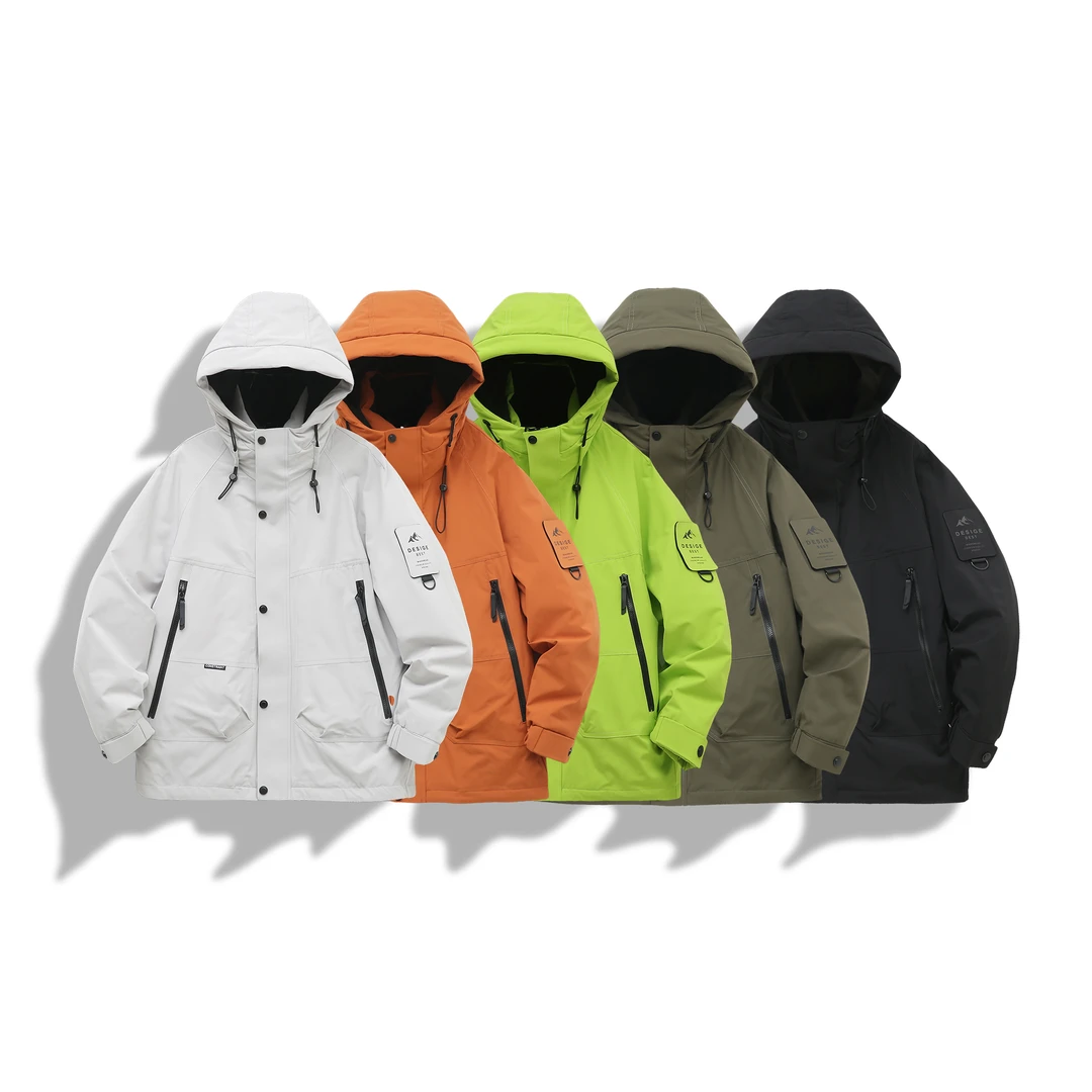 圣·捷邦 情侣款秋冬户外休闲连帽羽绒服外套 016