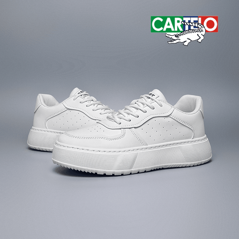 cartelo/卡帝乐鳄鱼 【超舒适】鳄鱼时尚百搭男士舒适轻便运动潮鞋AK47透气厚底