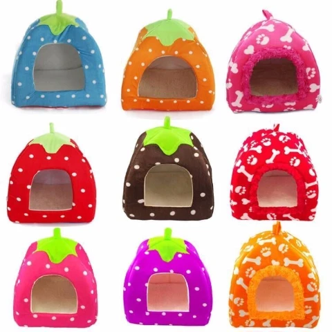 宠物窝加厚保暖狗窝猫窝兔子豚鼠可拆洗保暖窝