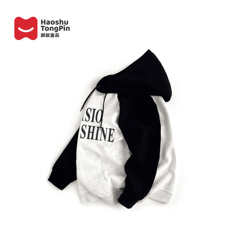郝叔童品HW3352 女装秋季2023新款连帽卫衣宝妈洋气衣服亲子装