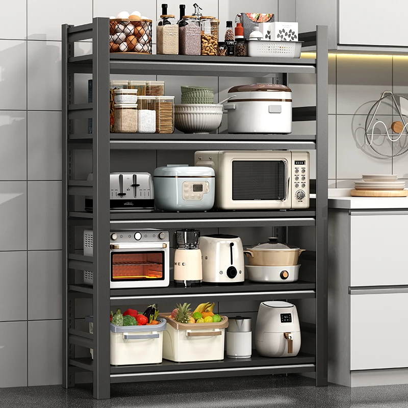 厨房超市货架家用多层置物架落地加厚仓库展示架仓储架子收纳架