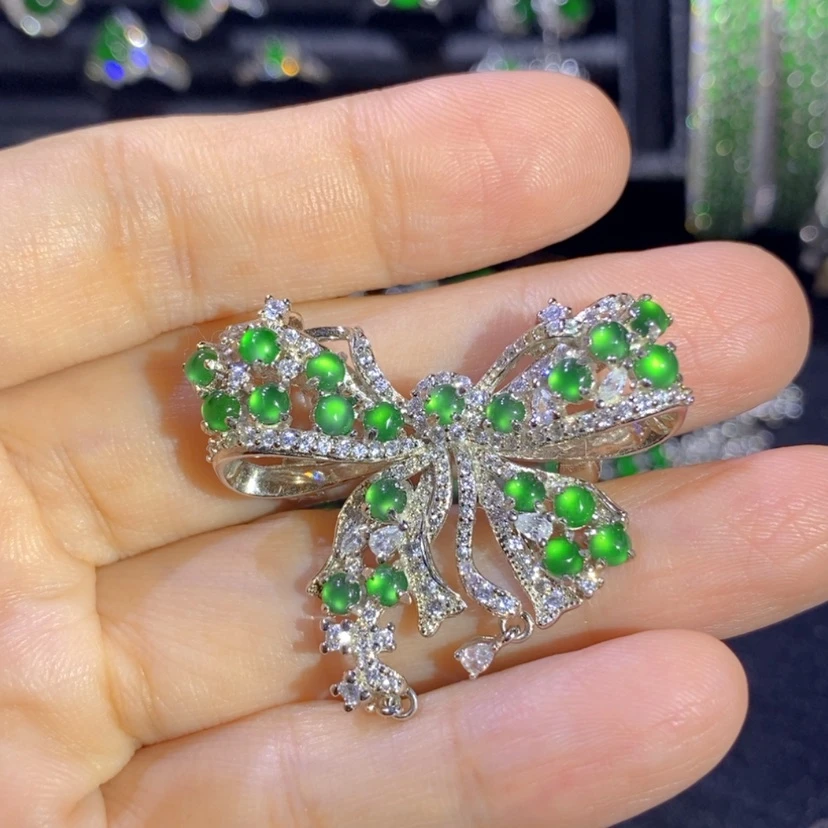 【闪购商品】翡翠挂件合金天然翡翠