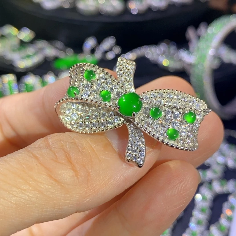 【闪购商品】翡翠挂件合金天然翡翠