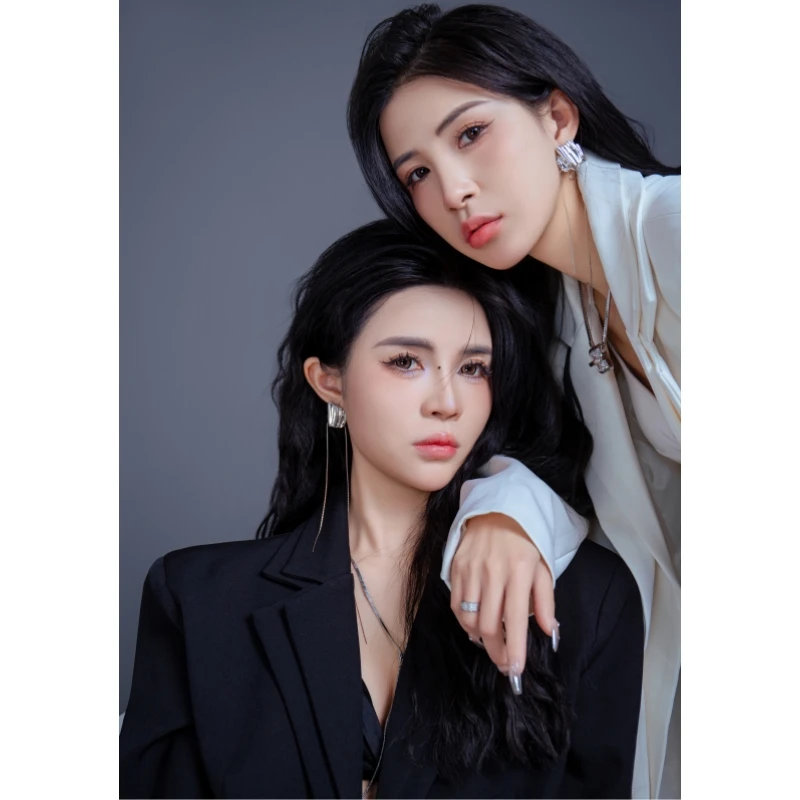 [巴洛克幻想]套装纯色叠领西装外套女2024早春款西服上衣 W2110