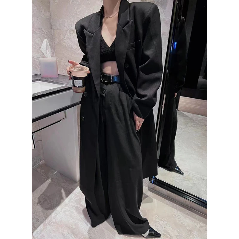 EH【女王风】早春款韩闲百搭大衣时尚气质轻奢长款风衣 W9628/W7868