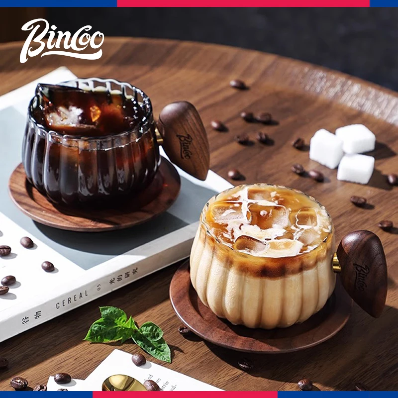 bincoo日式复古咖啡杯碟套装高颜值女士精致下午茶杯子拿铁杯水杯