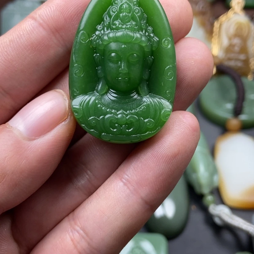 【闪购商品】和田玉碧玉 未镶嵌?*格