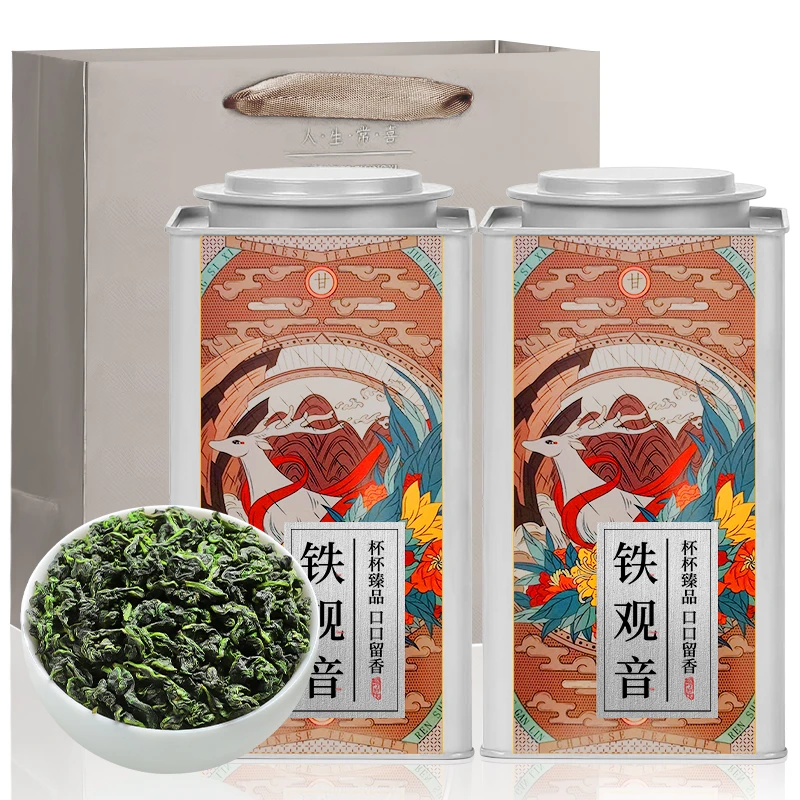铁观音安溪高山铁观音清香型兰花香乌龙茶茶叶新茶礼盒装