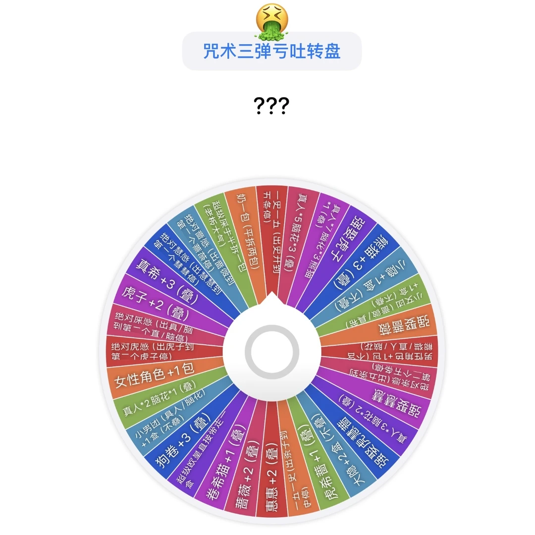 【转盘】多IP转盘玩法卡游咒术回战鬼灭之刃蓝色禁区间谍转盘盲盒