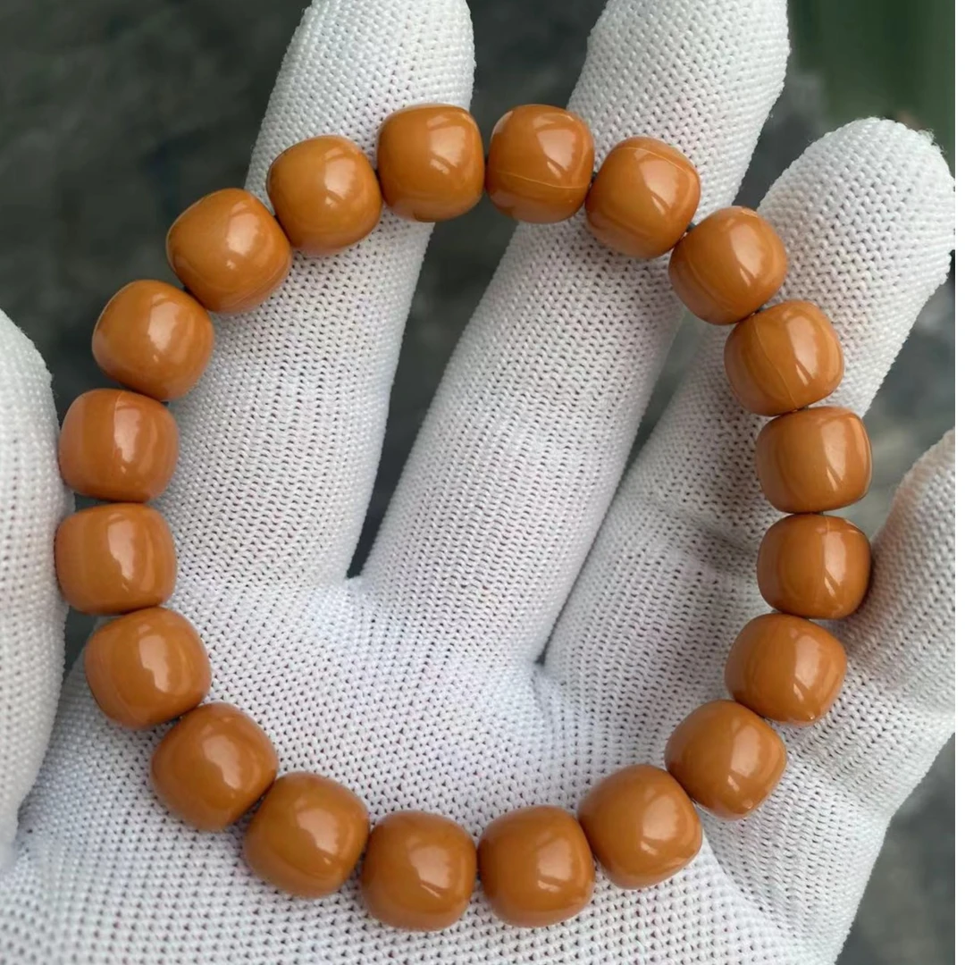 猴头核桃雕刻龙岩料老邢手串 尺寸1.0 文玩好物