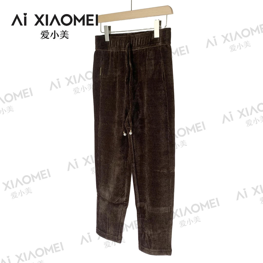 Aixiaomei/爱小美加绒休闲裤KZ-422气质秋季