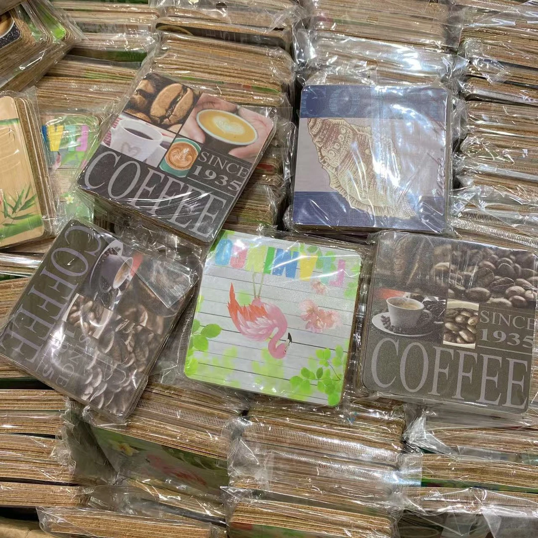 发48个 福利混色杯垫