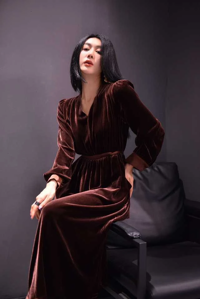 【通用链接1-30】真丝气质设计师女装连衣裙