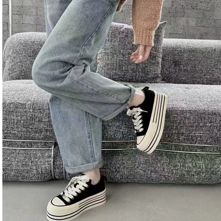 【娜娜专属】2024新款厚底松糕女鞋时尚休闲百搭潮流9982