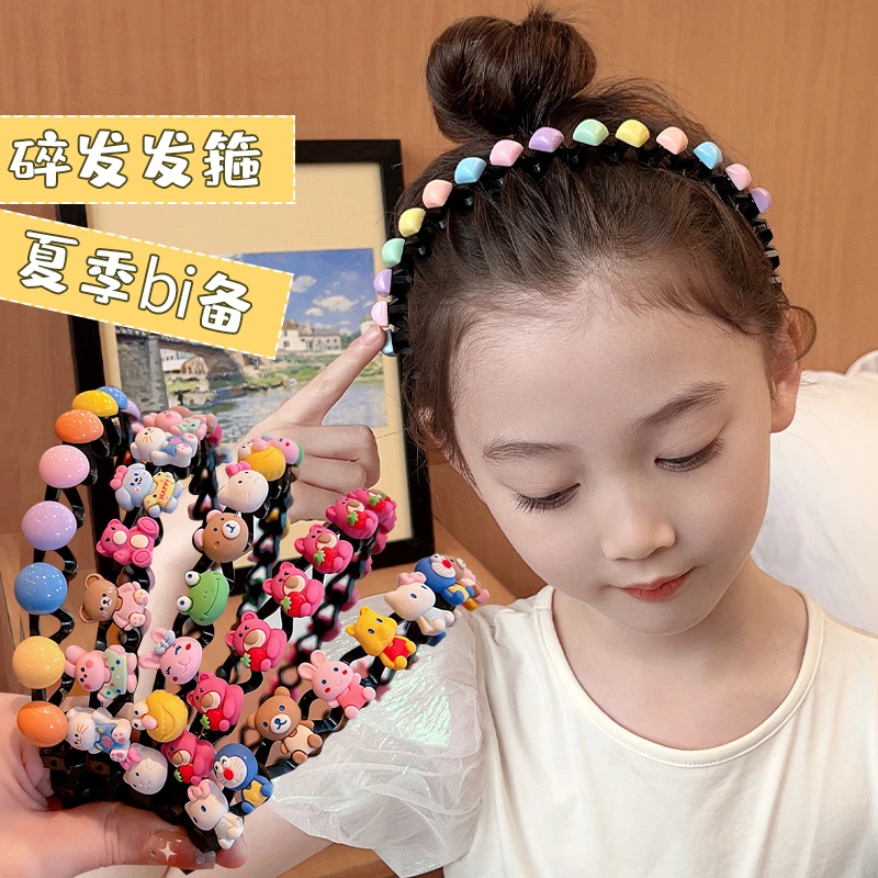 儿童碎发神器发箍防滑压发卡小女孩不勒头箍可爱宝宝发箍新款头饰