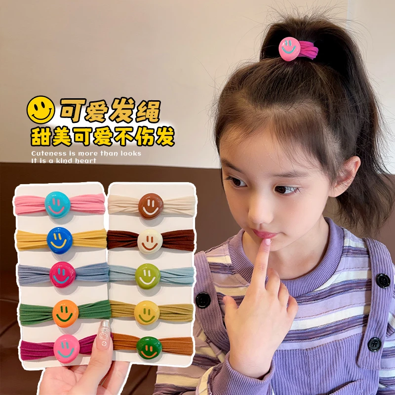 儿童皮筋不伤发新款头绳发圈女童头饰可爱宝宝高弹力发绳扎头发饰