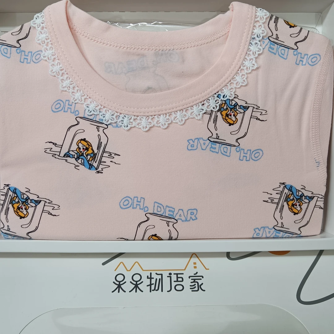 Z600小童白雪公主莱卡棉家居服