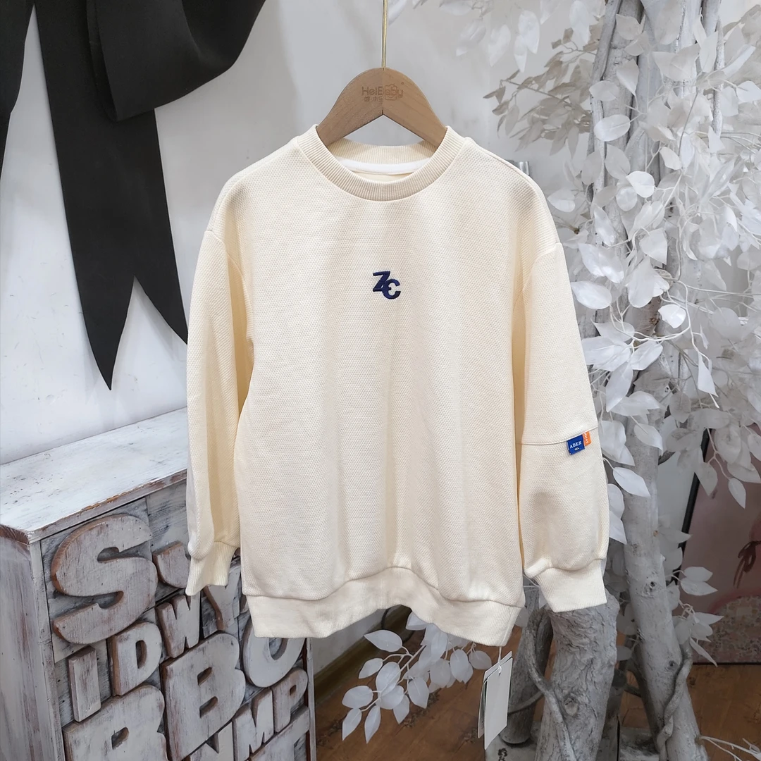 RR413米色卫衣童装