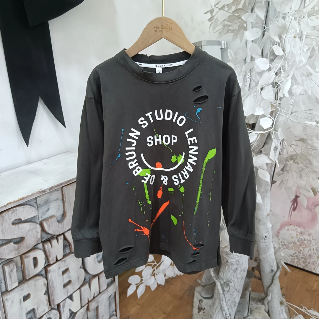 U291灰色上衣童装