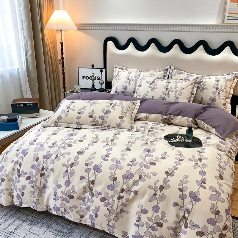 2023全新升级款全棉床上纯棉加厚磨毛四件套双人冬季单床单被套in