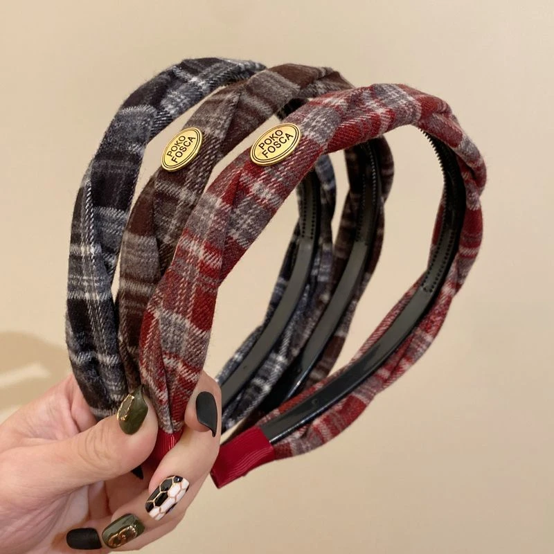 气质田园风格纹发箍女2025新款高级感百搭压发带齿洗脸头箍发饰