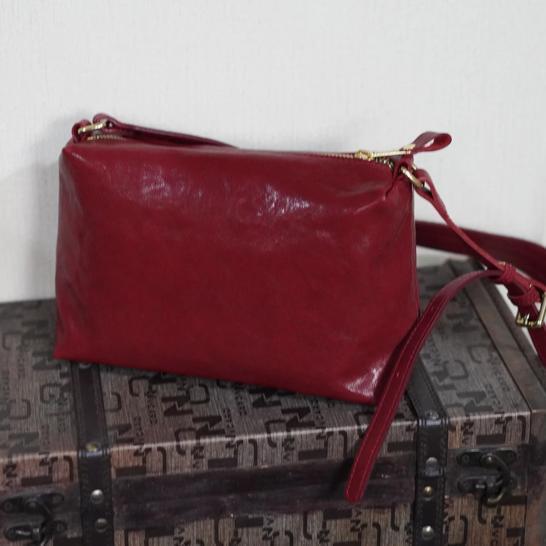 3.[冰语]2024百搭肩包小众设计休闲简约真皮女包单肩斜跨包240717