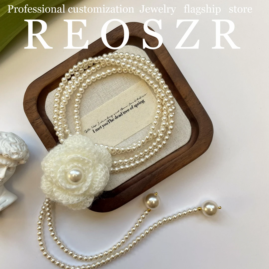 Reoszr/洛恣 铜合金项链 【温莎】原创设计小香风优雅长款毛衣链