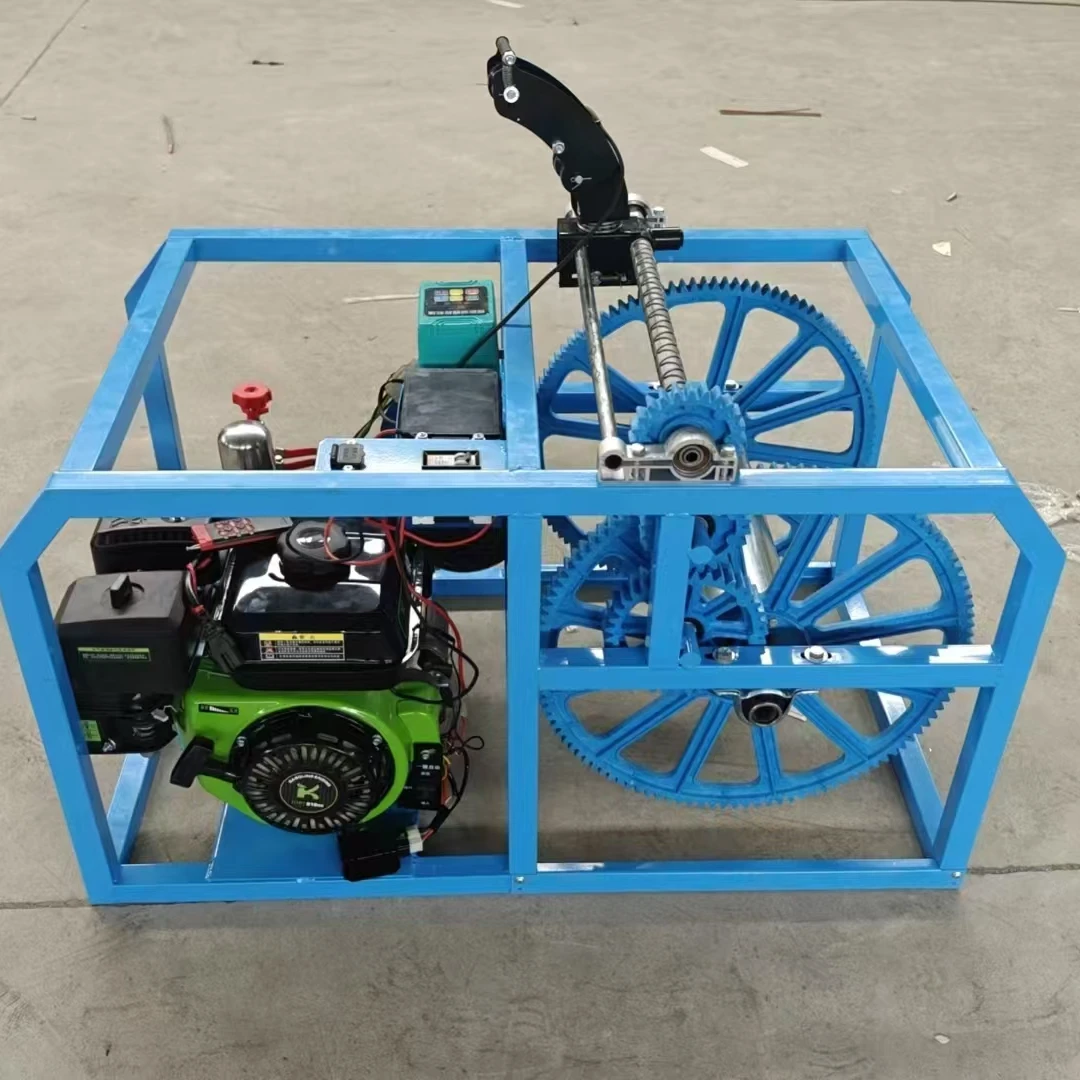 汽油机电启动360°放管打药机