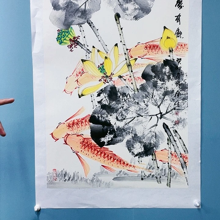 绘画当代鲤鱼画家领军人物牛合生